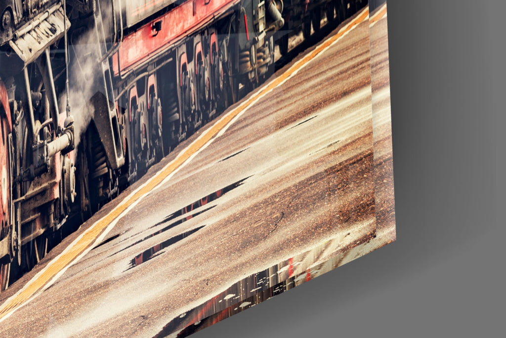 Train Glass Wall Art