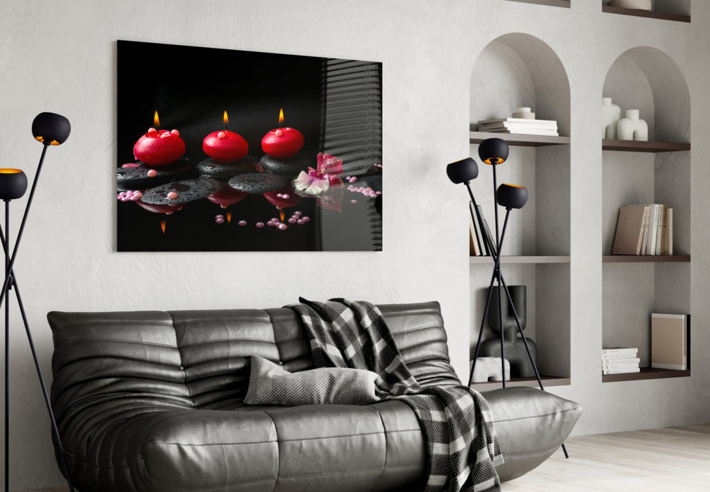 Spa Glass Wall Art