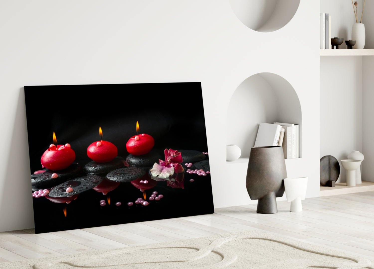 Spa Glass Wall Art