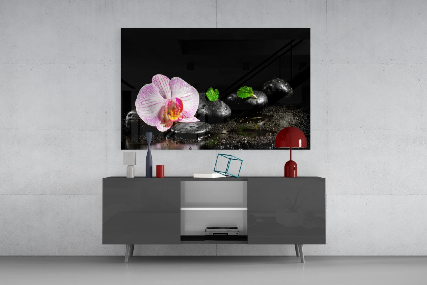 Spa Glass Wall Art