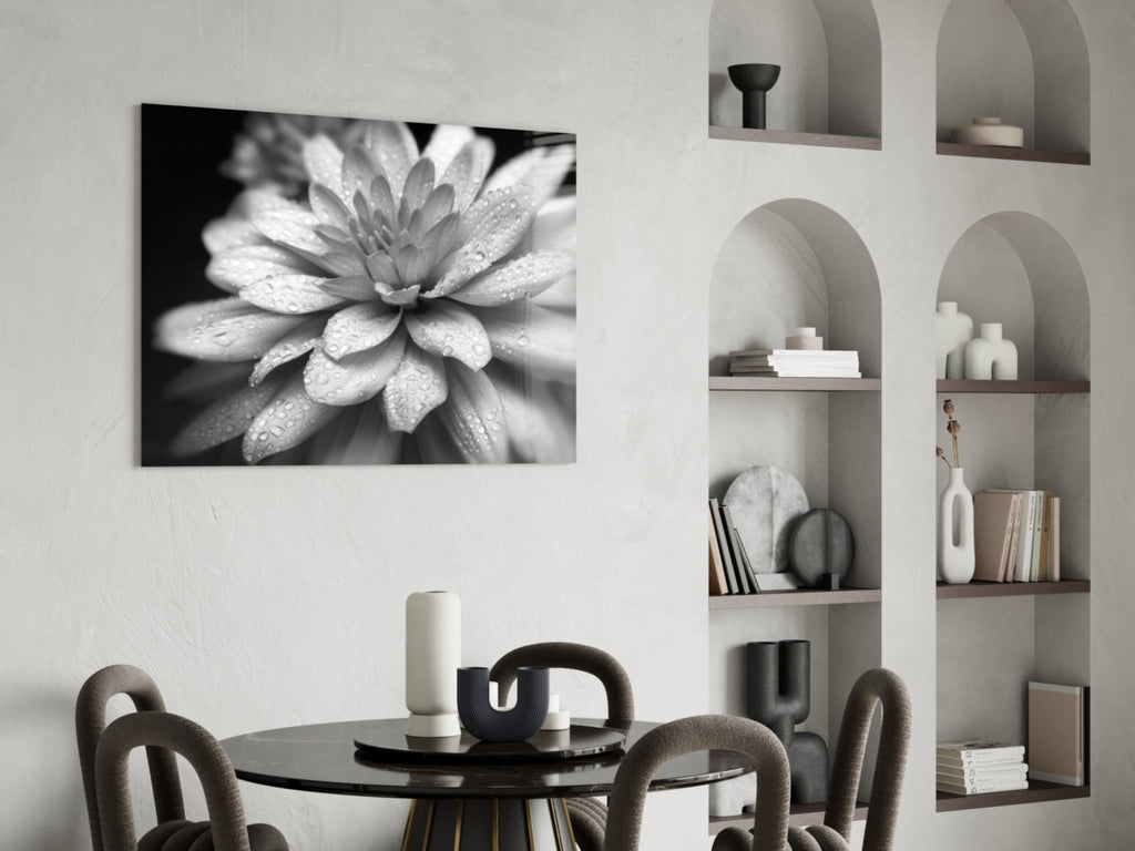 Flower Glass Wall Art
