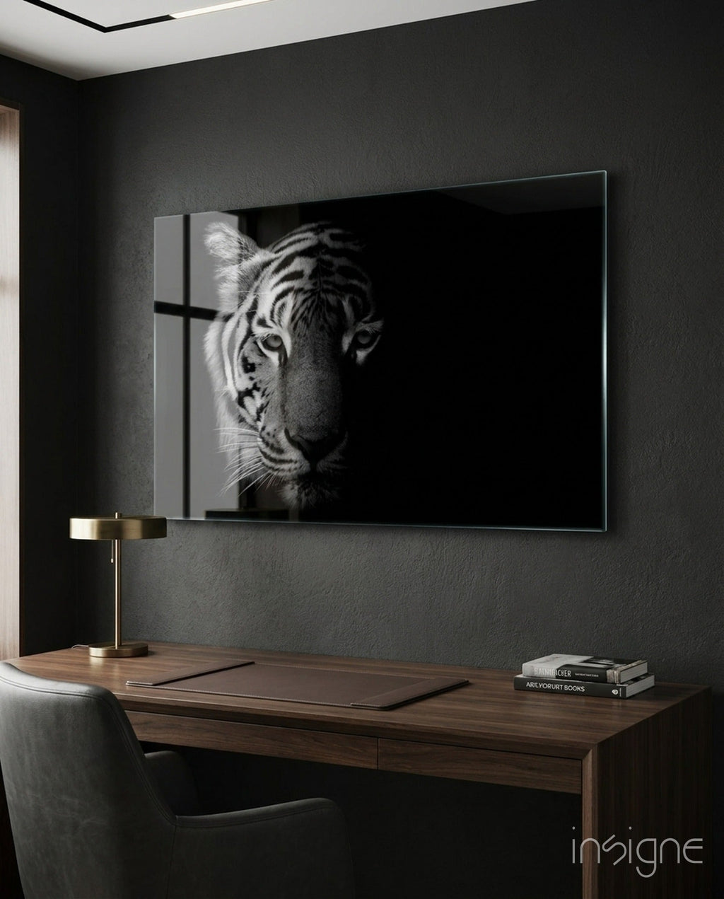 Tiger Glass Wall Art