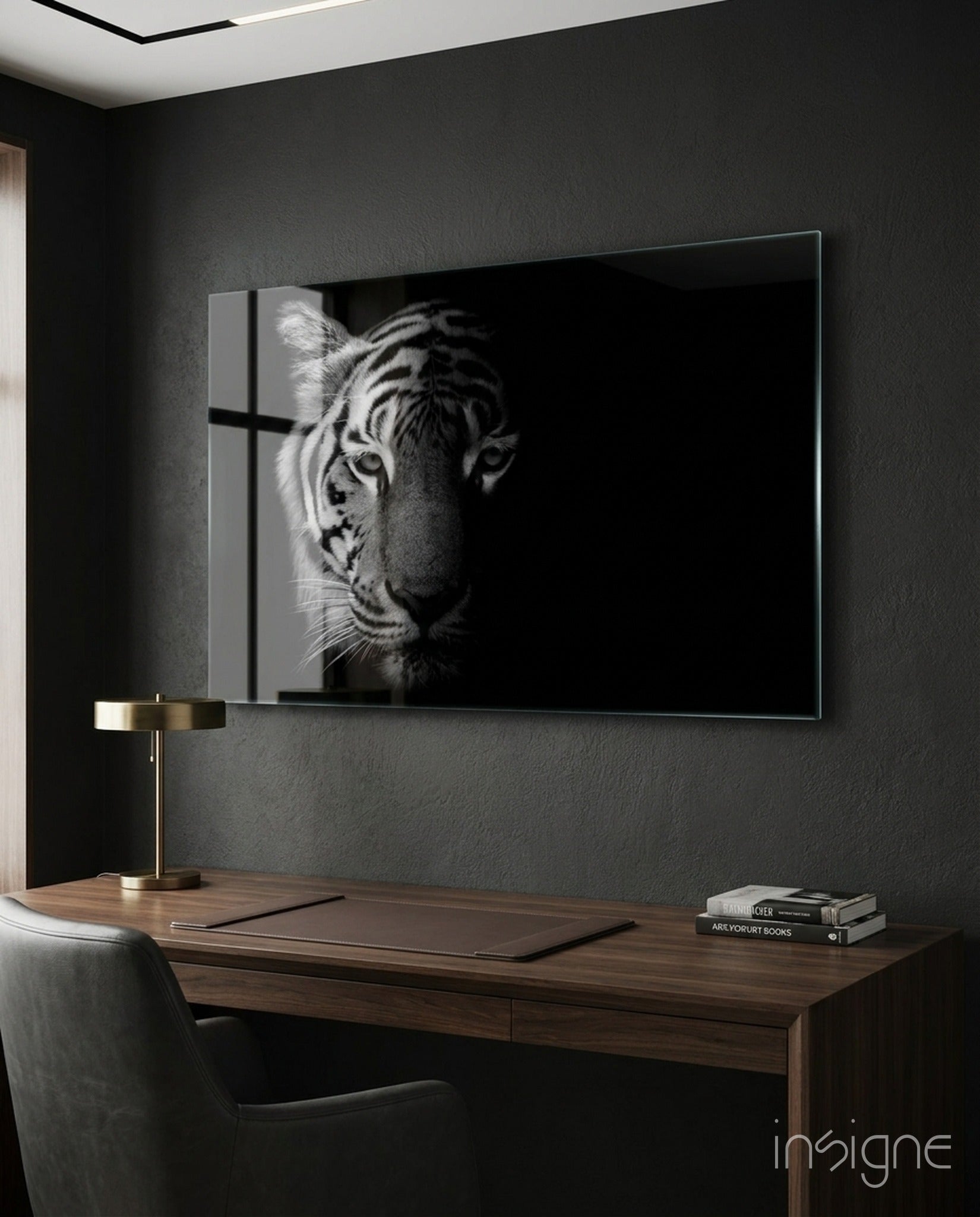 Tiger Glass Wall Art