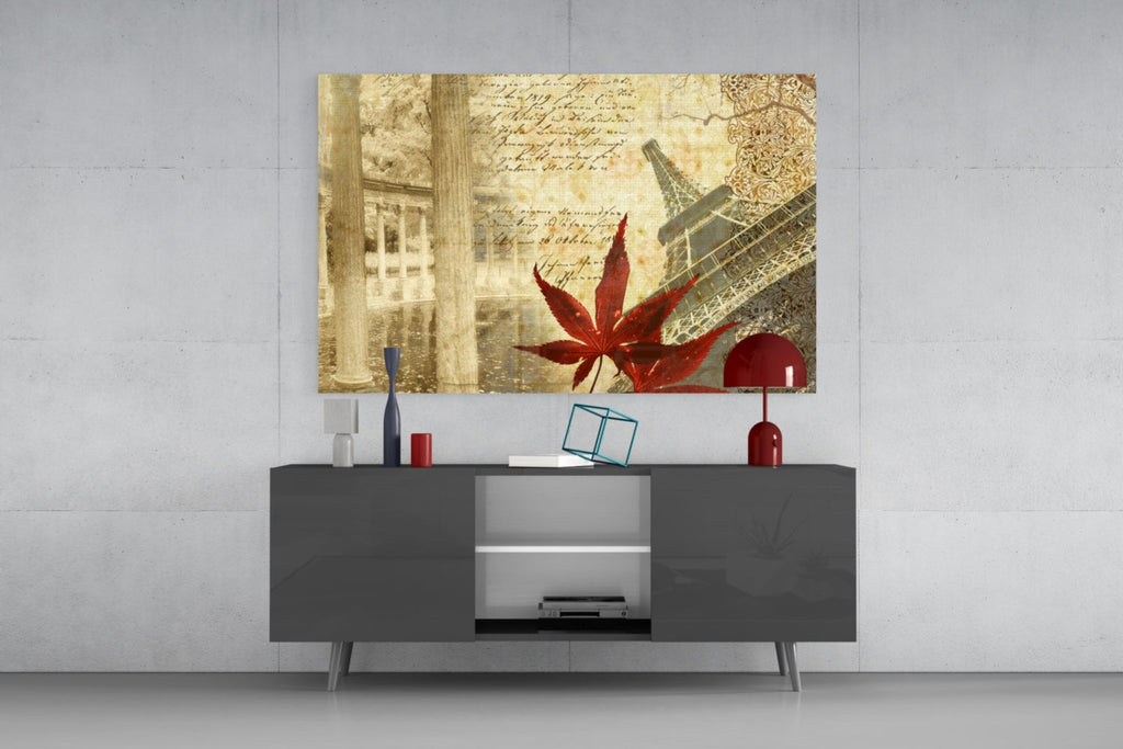Retro Glass Wall Art