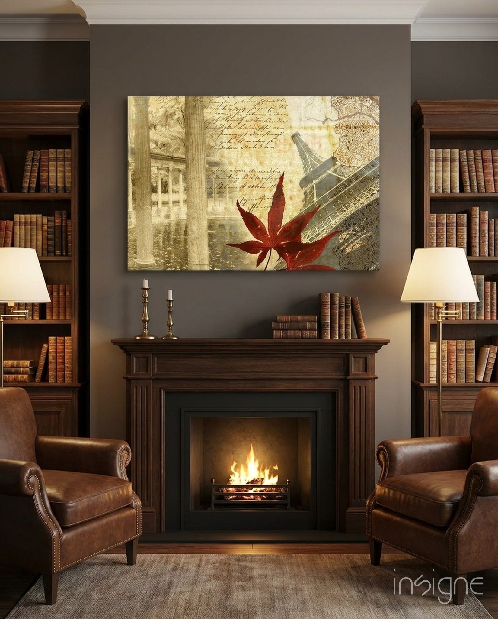 Retro Glass Wall Art