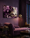 Venetian Mask Glass Wall Art