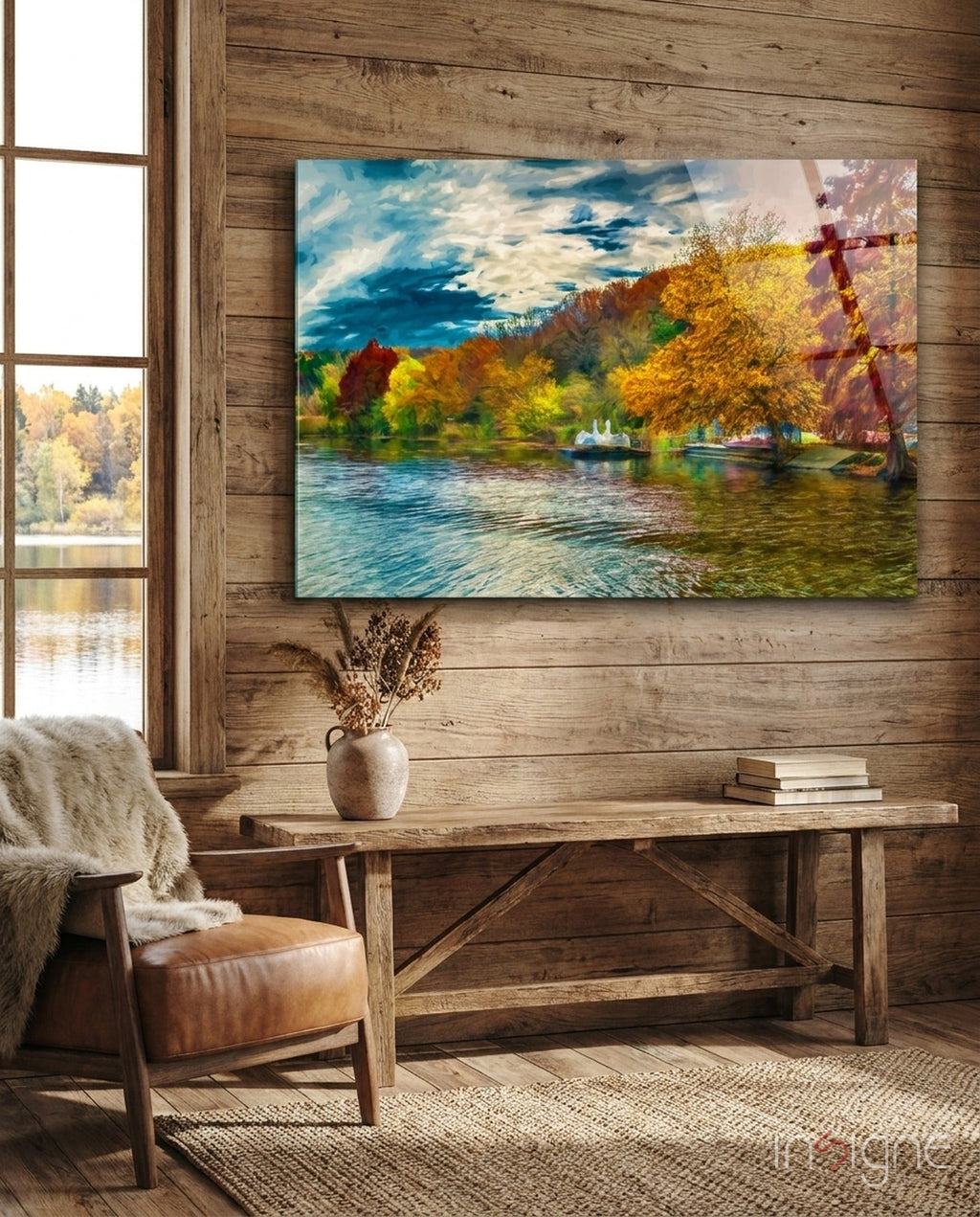 Lake Glass Wall Art