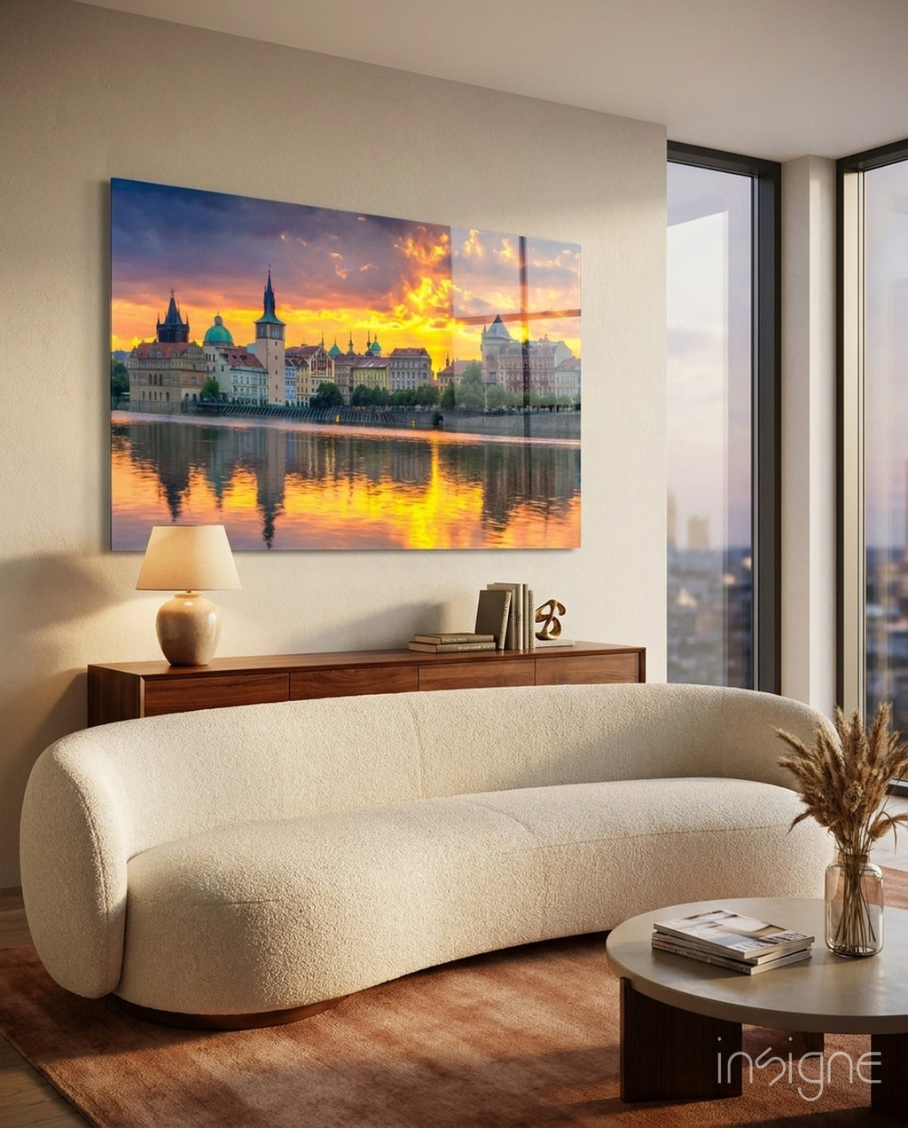 Prague Glass Wall Art