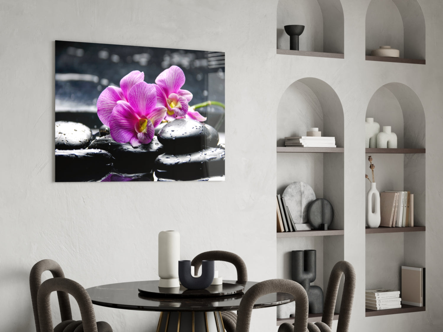 Spa Glass Wall Art