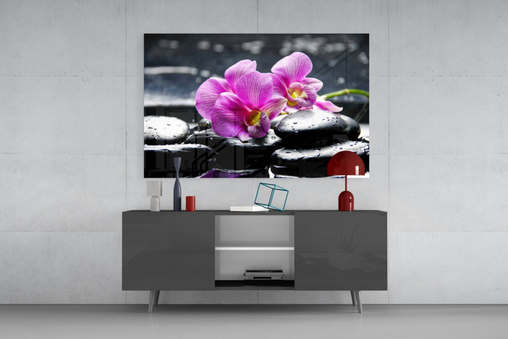 Spa Glass Wall Art