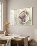 Heart Glass Wall Art