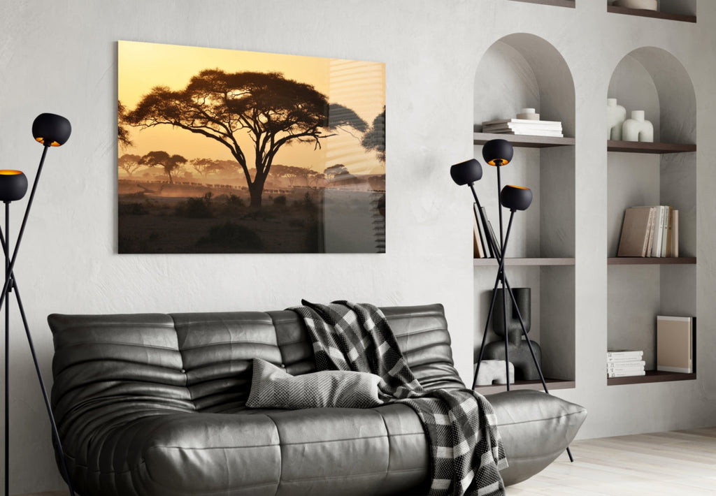 Tree Glass Wall Art