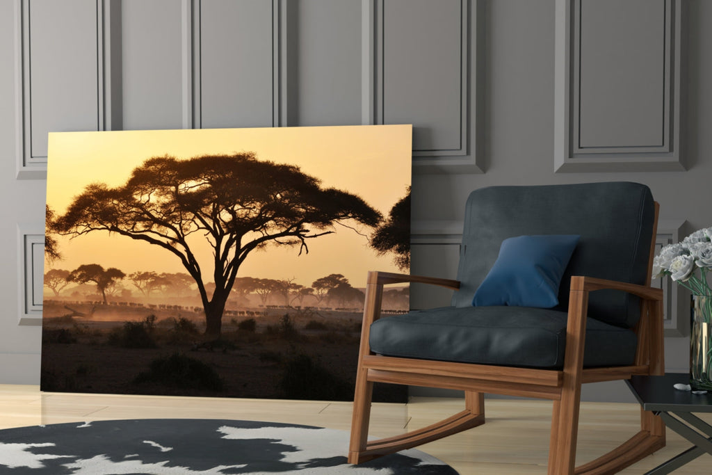 Tree Glass Wall Art