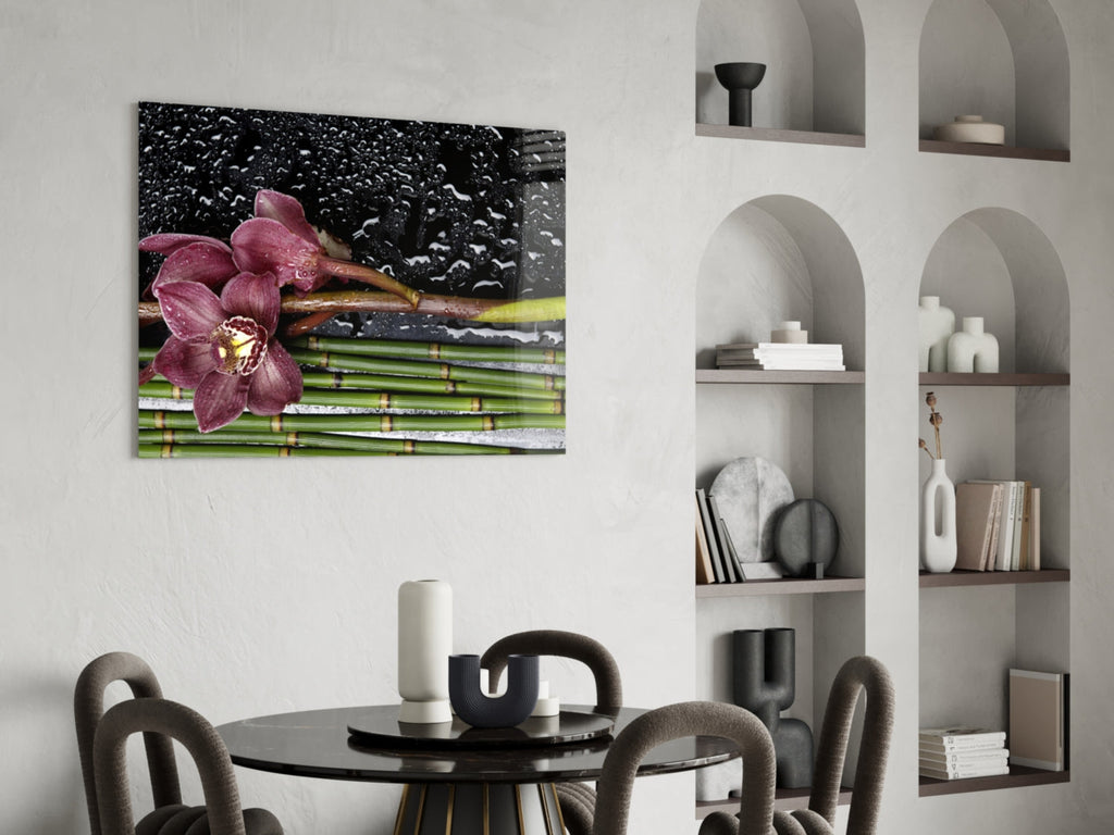 Spa Glass Wall Art