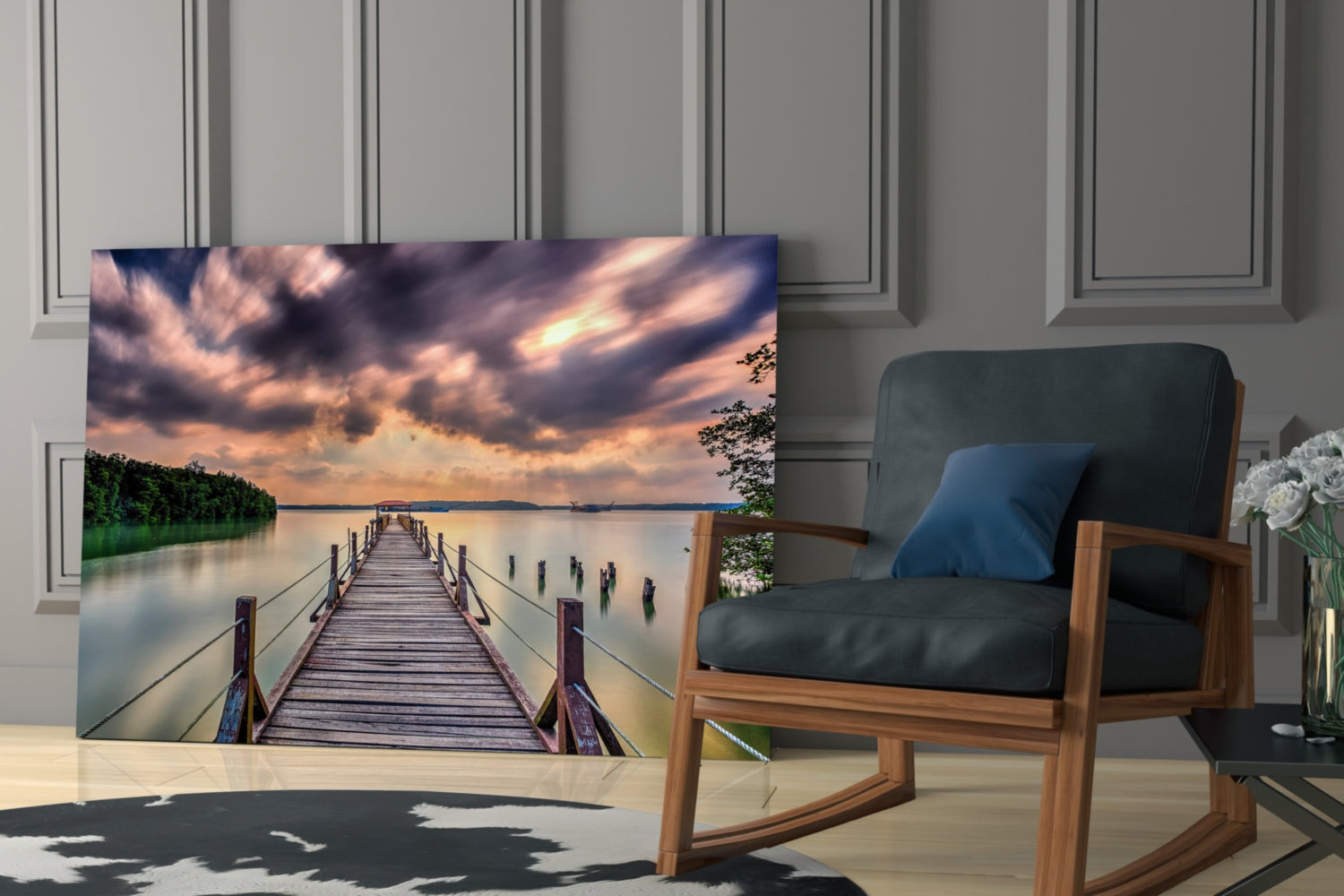 Dock Glass Wall Art