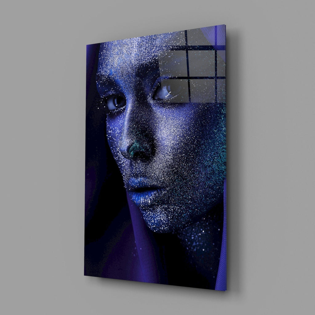 Woman Portrait 2 Glass Wall Art