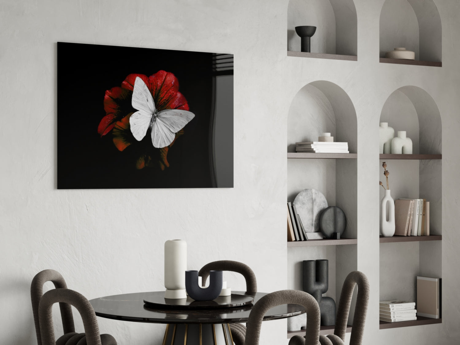 Butterfly Glass Wall Art