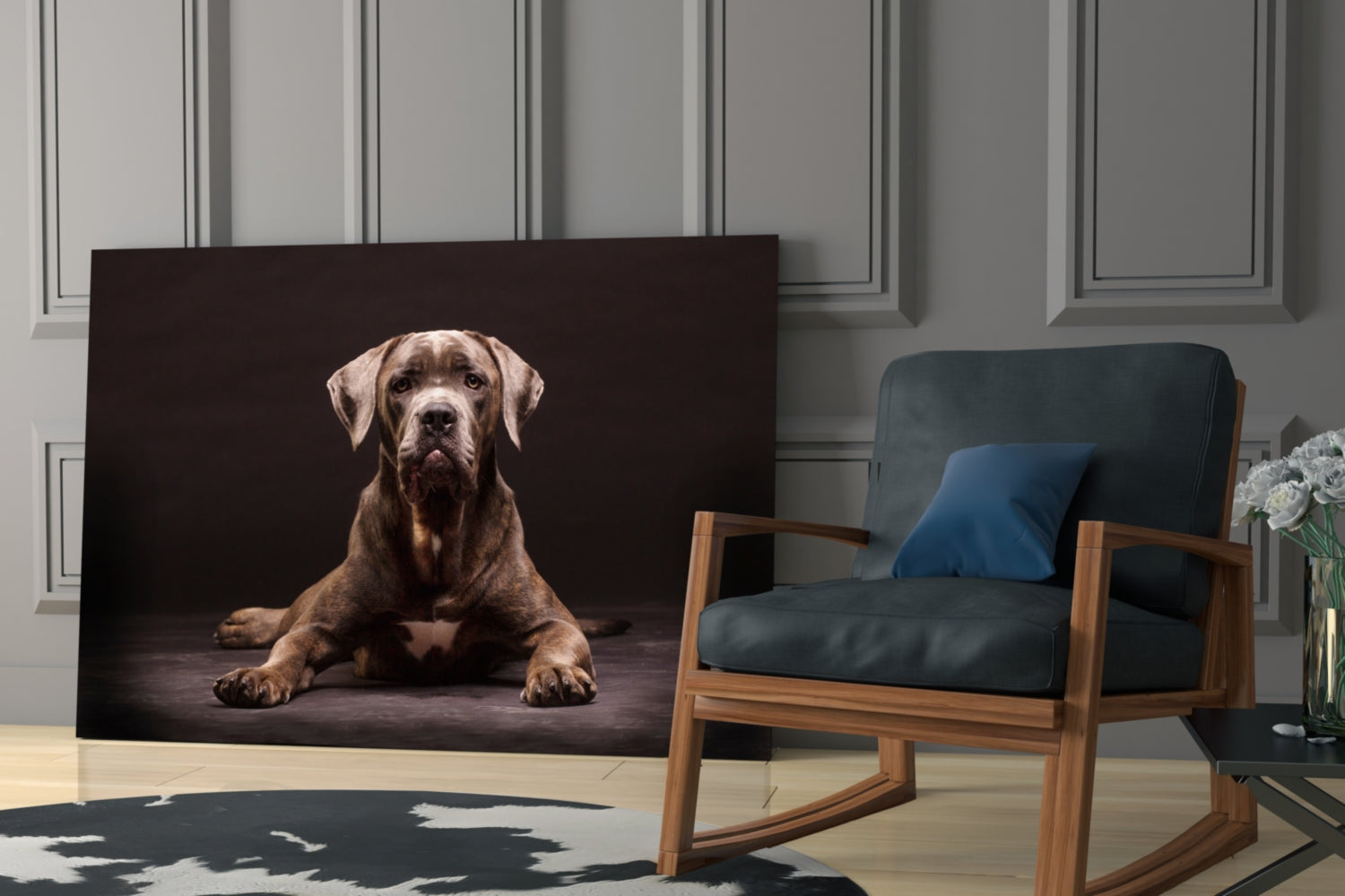 Dog Glass Wall Art