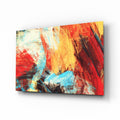 Abstract 3 Glass Wall Arts