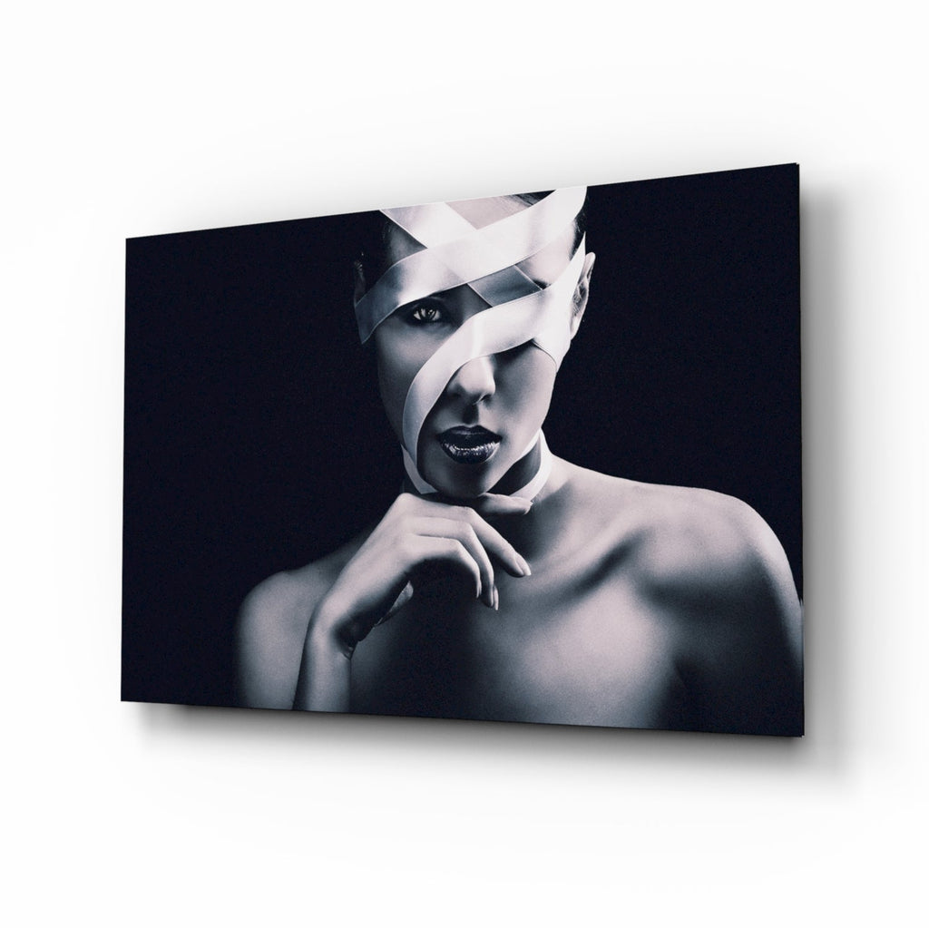 Woman Portrait 9 Glass Wall Arts
