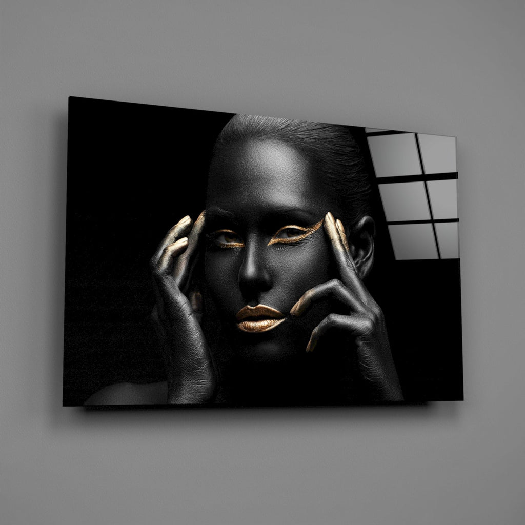 Woman Glass Wall Art