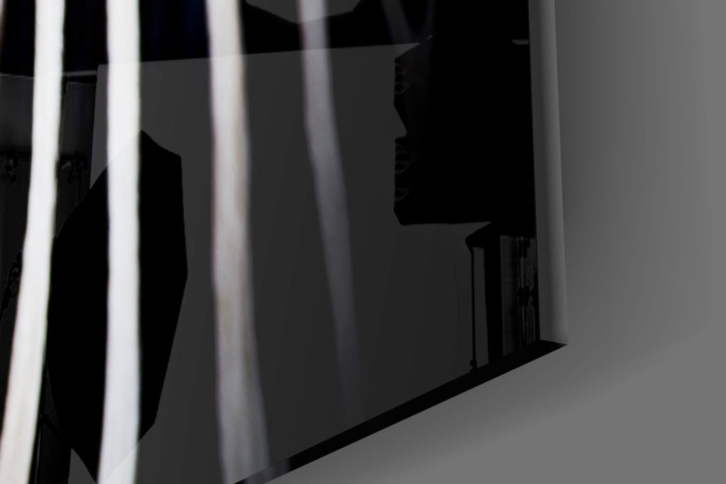 Zebra Glass Wall Art