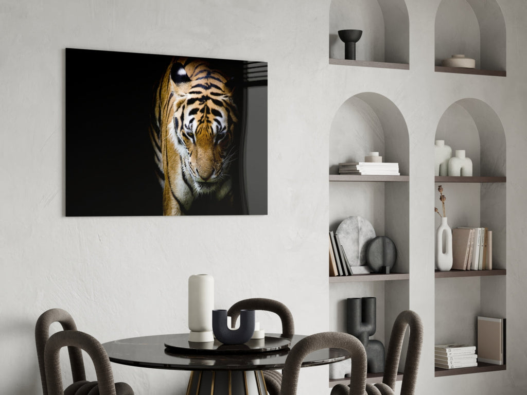 Tiger Glass Wall Art