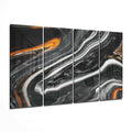 Marble Lava 4 Pieces Mega Glass Wall Art (59"x36")