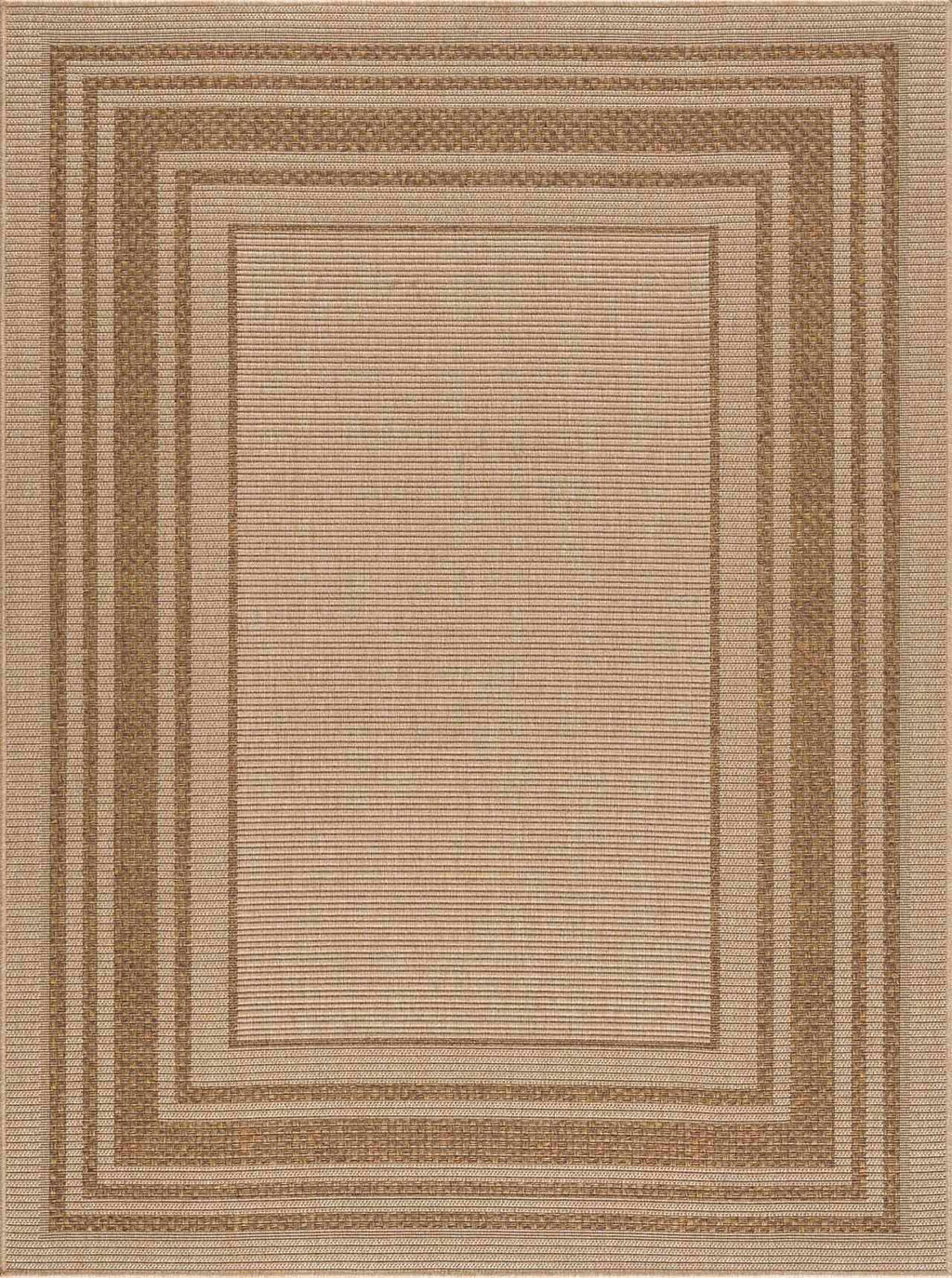 Isoko Bordered Faux Jute Rug