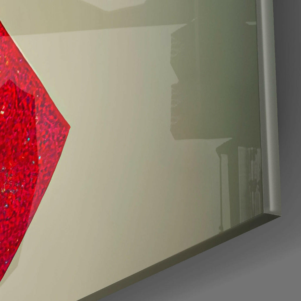 Colored Man Glass Wall Art  || Designers Collection