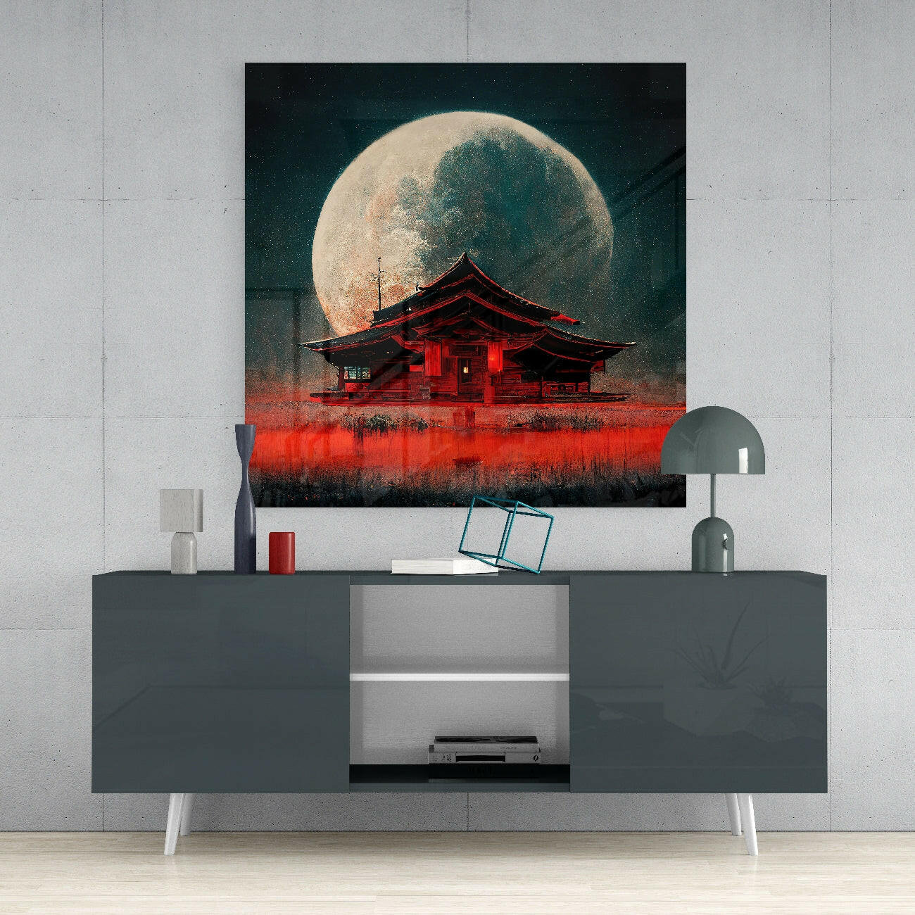 Monkeys' Home Glass Wall Art  || Designer Collection
