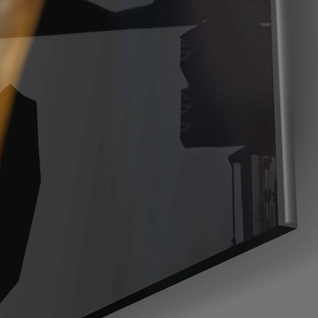 Bravery in The Eyes Glass Wall Art  || Designers Collection