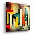 Lost Alphabet Glass Wall Art  || Designer Collection