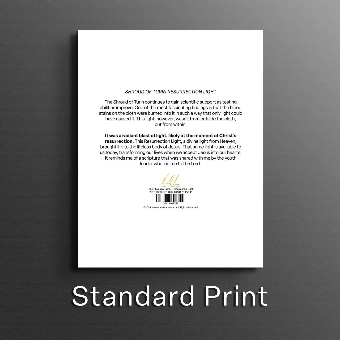The Shroud of Turin - Resurrection Light