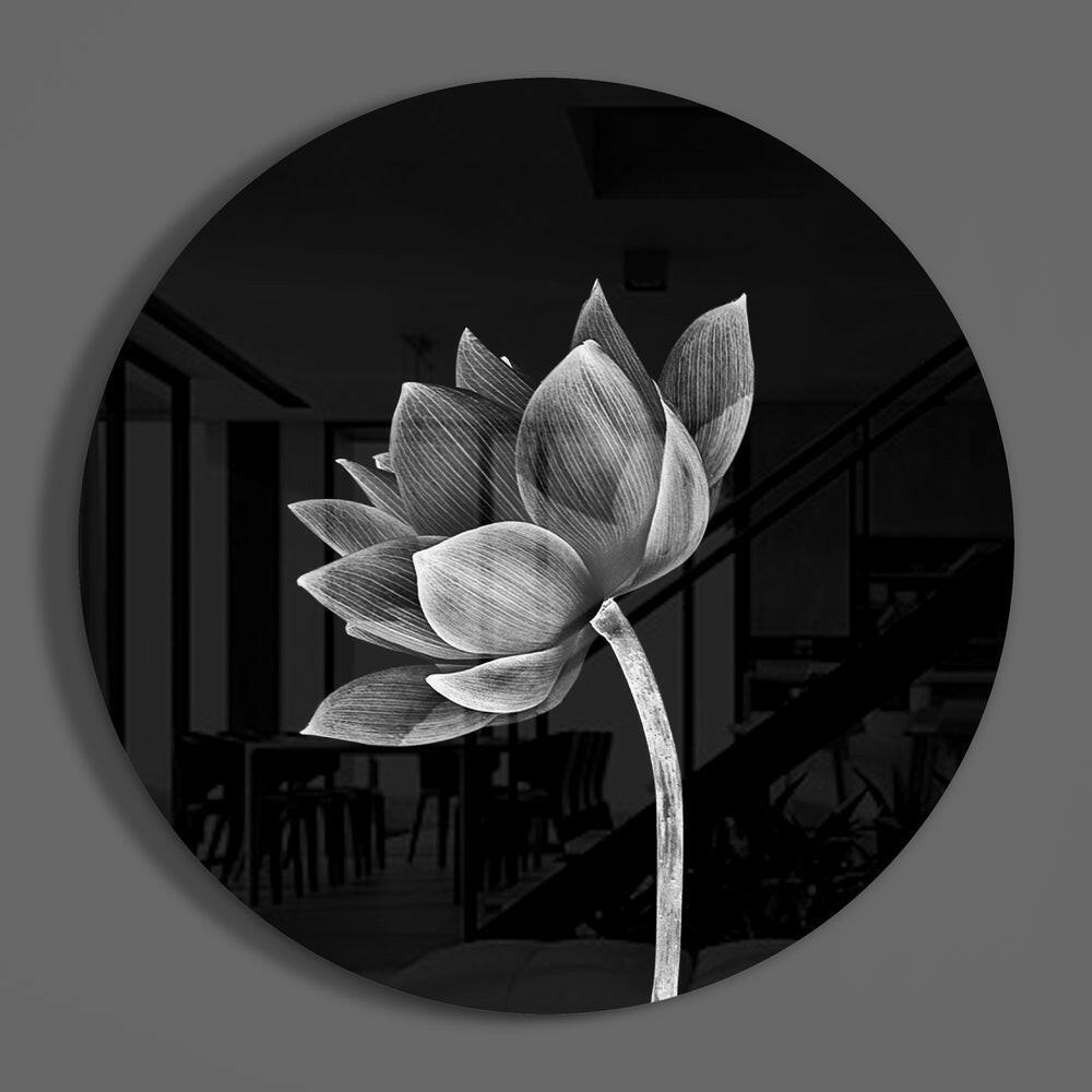 Flower Glass Wall Art