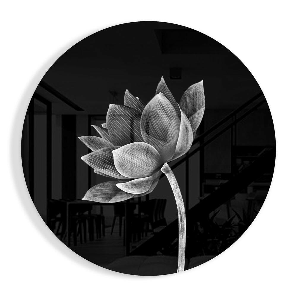 Flower Glass Wall Art