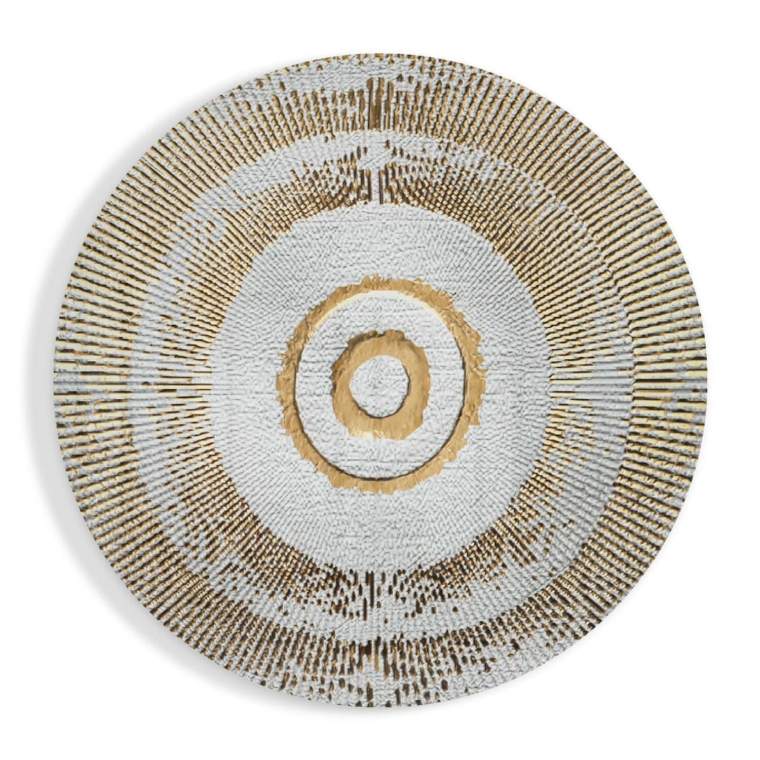 Abstract Loop Glass Wall Art