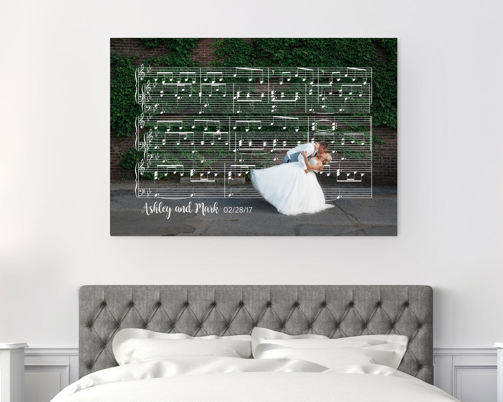 Sheet Music Art - With Photo