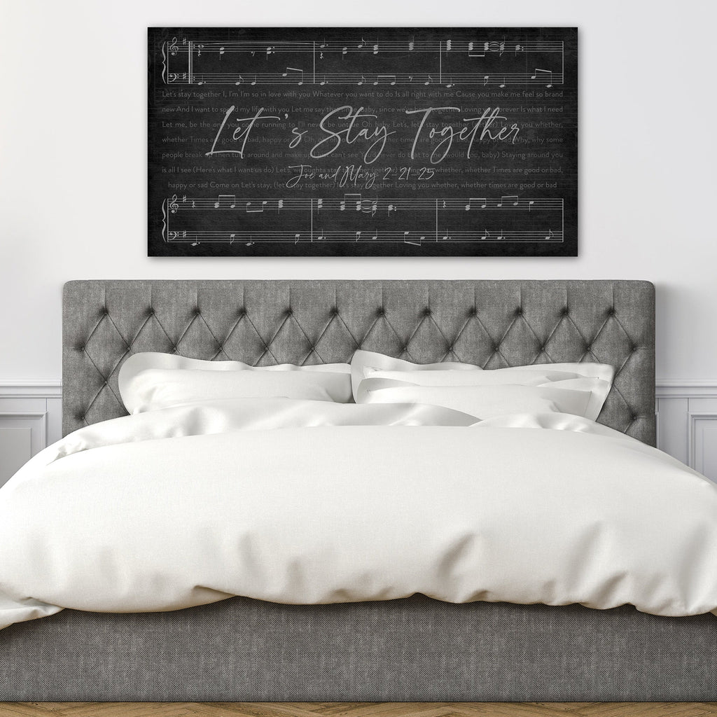 Silver Song Lyrics Wall Art