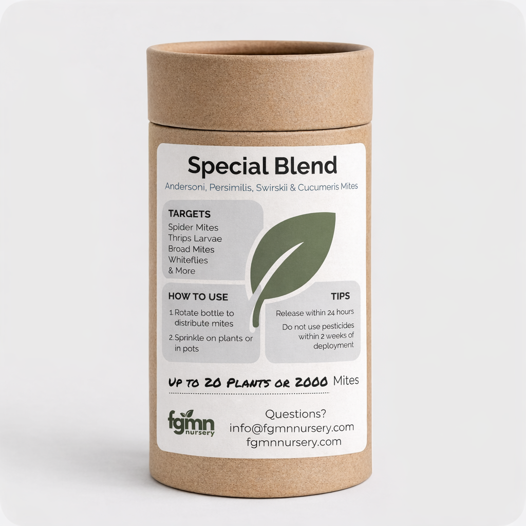 Special Blend Predatory Mite Mix Treatment Bottles