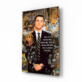 The Wolf of Wall Street Glass Wall Art || Designer Collection