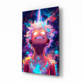 Cosmic Monkey D. Luffy Glass Wall Art || Designer Collection