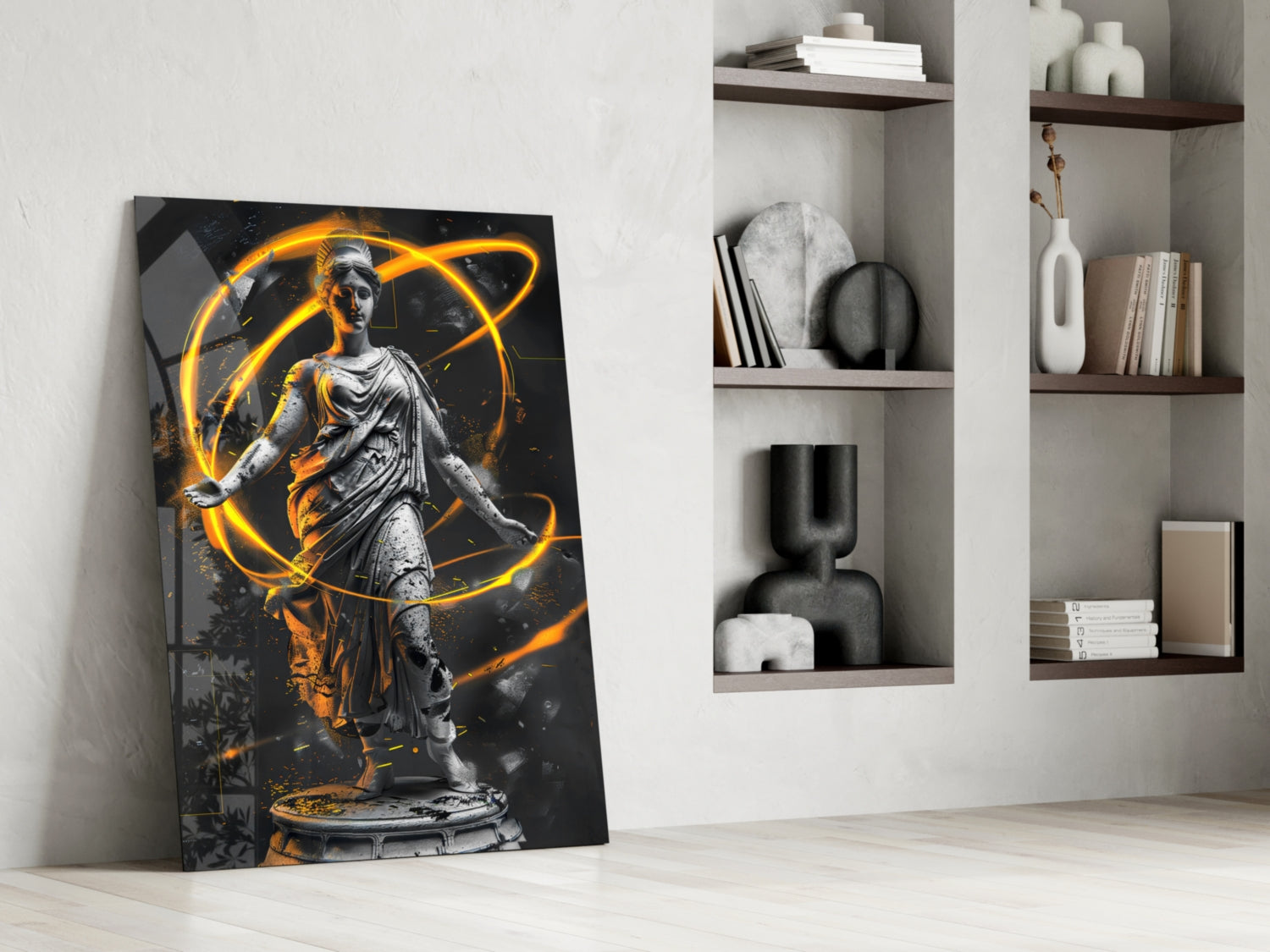 Neon Venus Glass Wall Art || Designer Collection