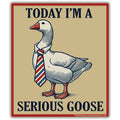 Today I'm a Serious Goose Car Magnet