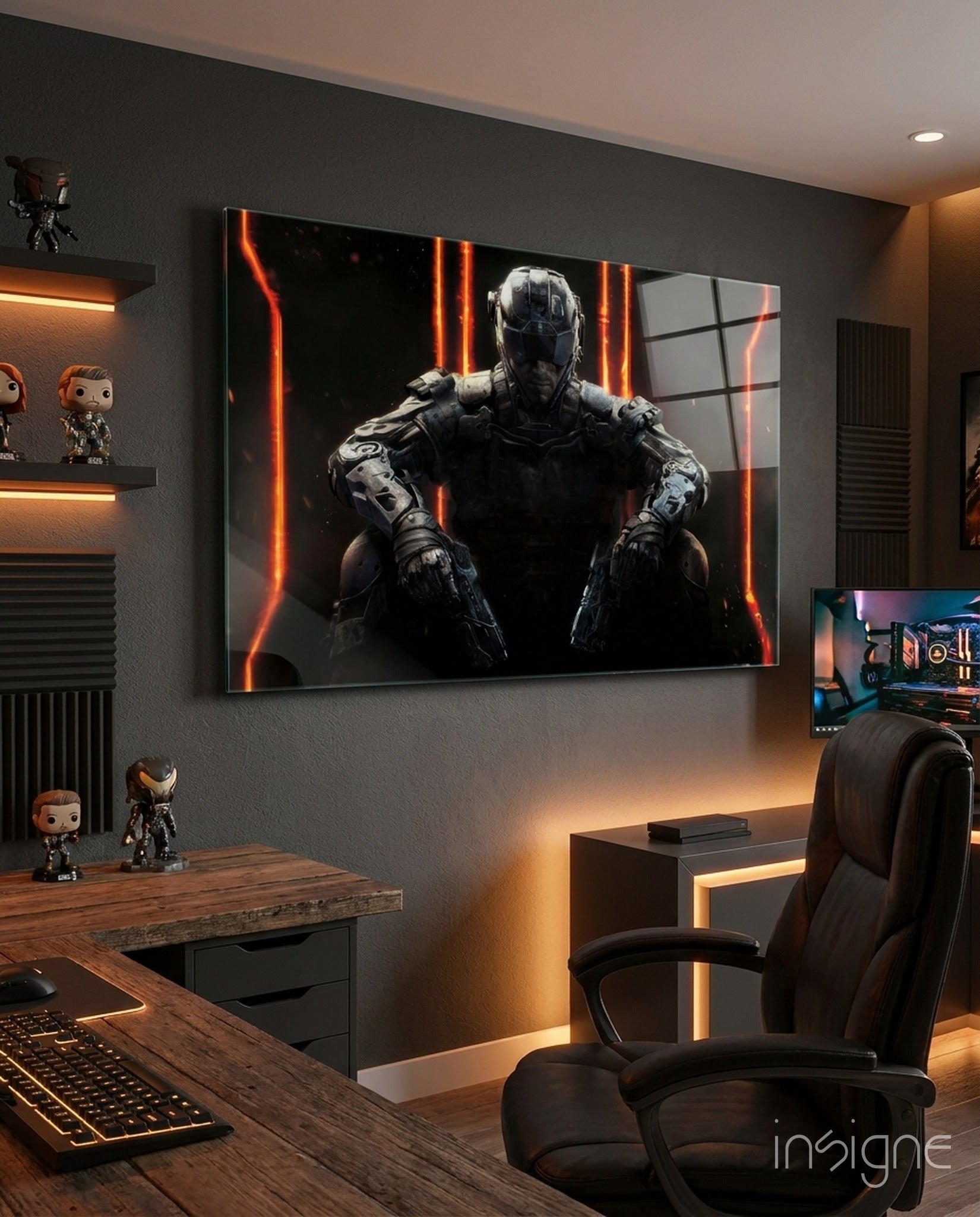 Call of Duty Glass Wall Art