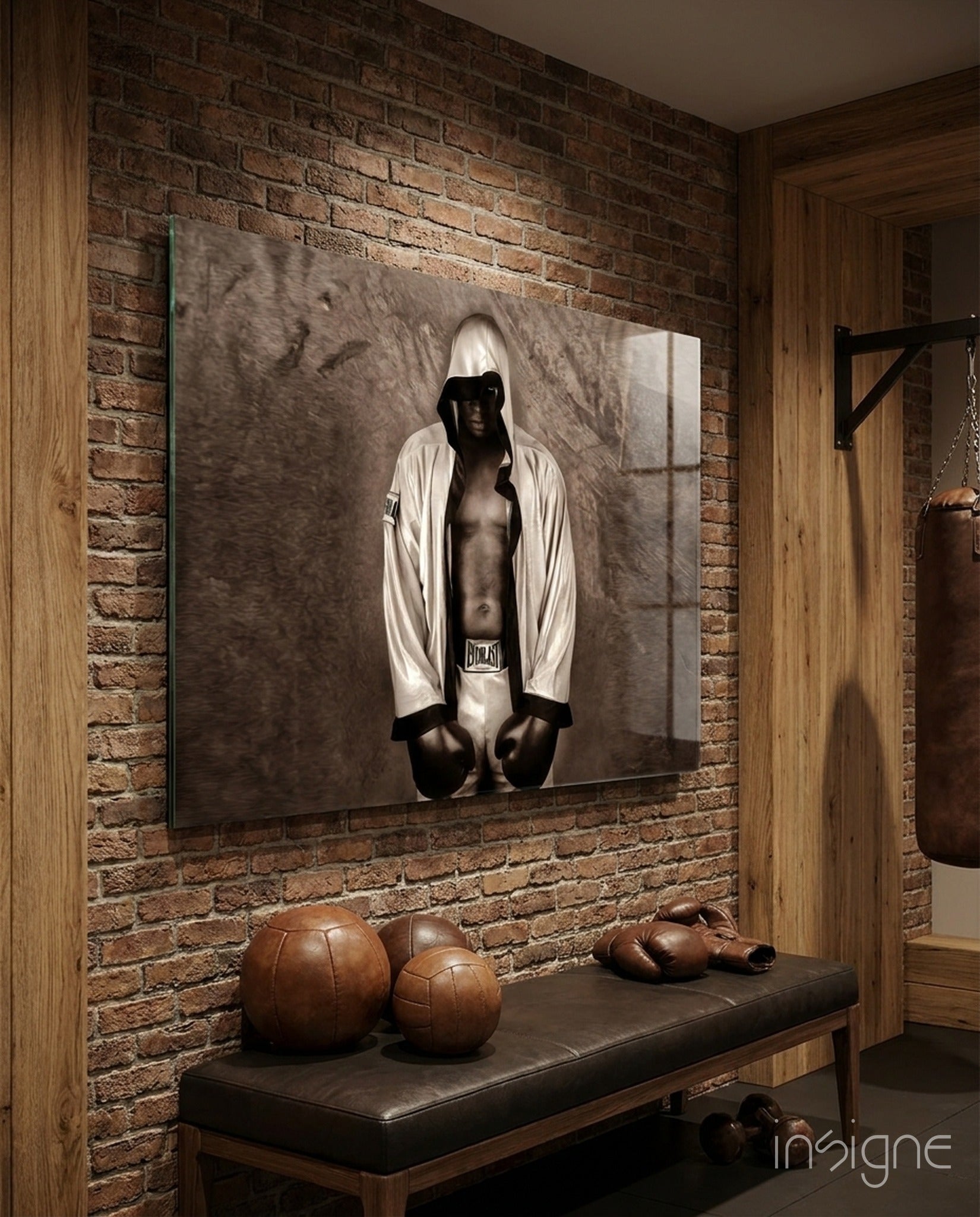 Muhammad Ali Glass Wall Art