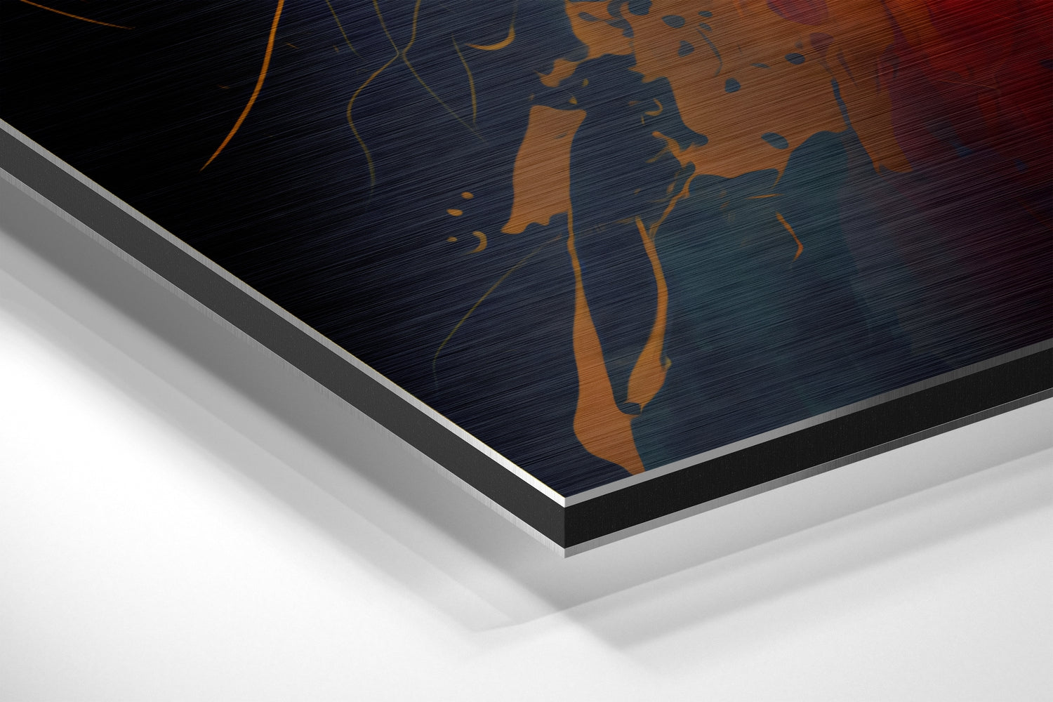 Lion Brushed Aluminum Dibond Wall Art