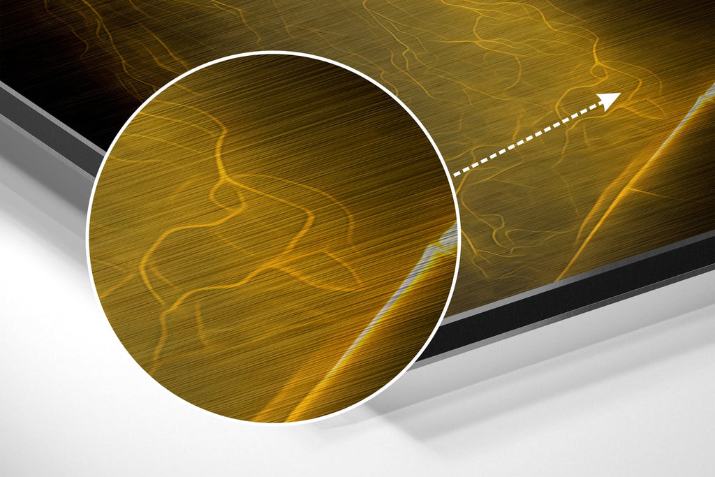 Revenge in His Eyes Brushed Aluminum Dibond Wall Art
