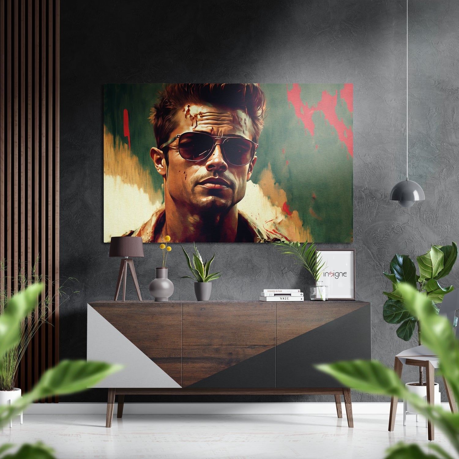 Fight Club Brushed Aluminum Dibond Wall Art