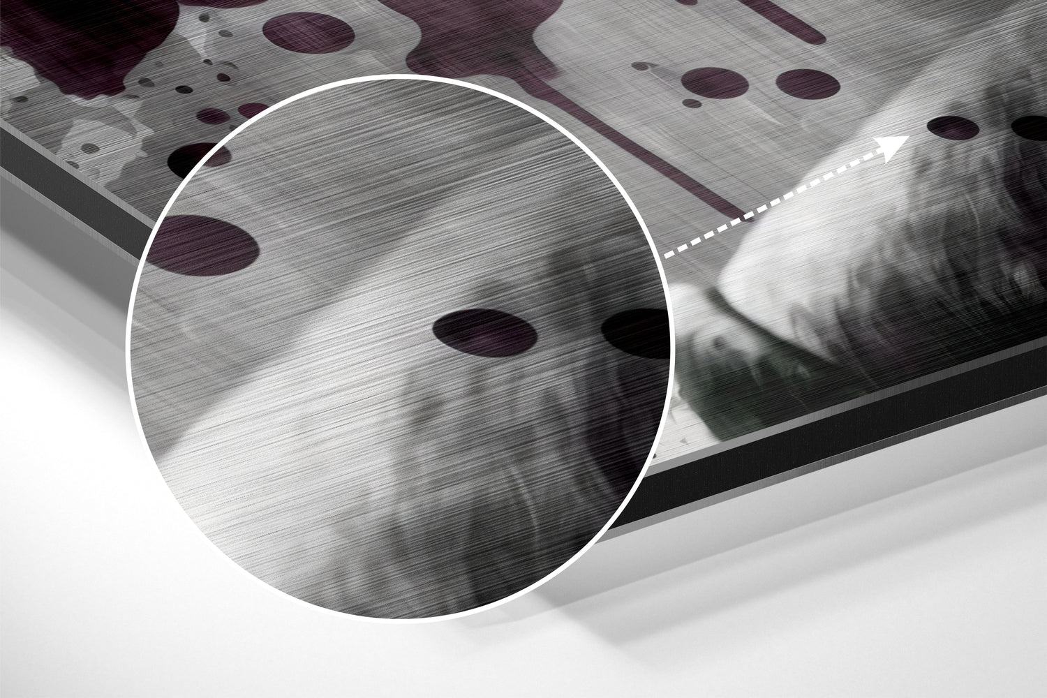 Joker Brushed Aluminum Dibond Wall Art